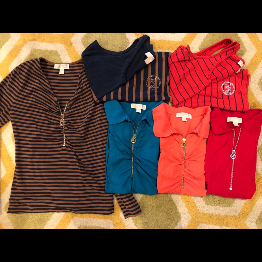 Michael Kors lot of 6 shirts blouses tanks
